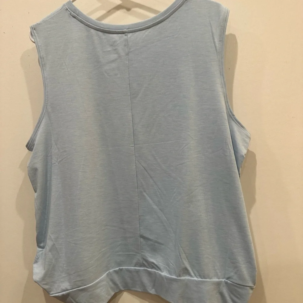 Target Light Blue Muscle Tee - Picture 4 of 4